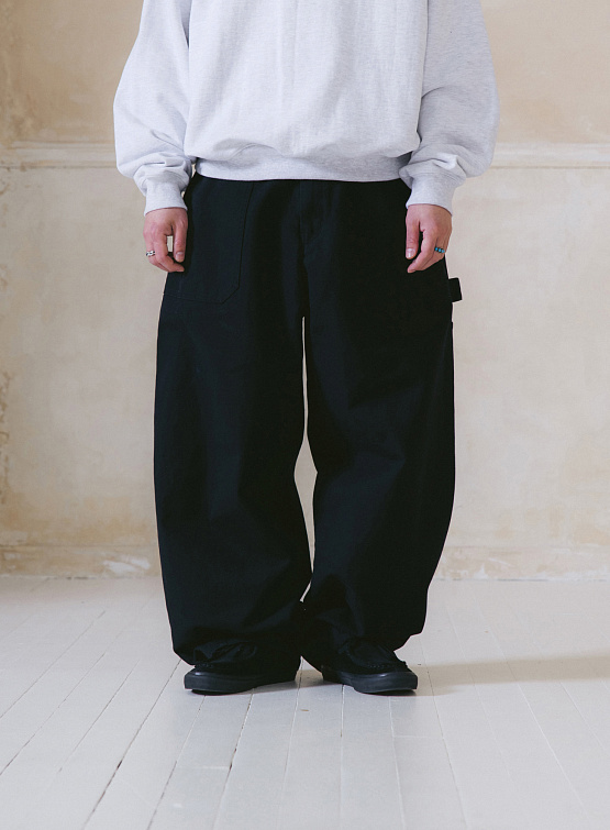 Брюки ANGLAN Double Fatigue Balloon Pants Black