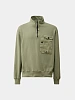 Халф-зип C.P. Company Cotton Fleece Mixed Agave Green