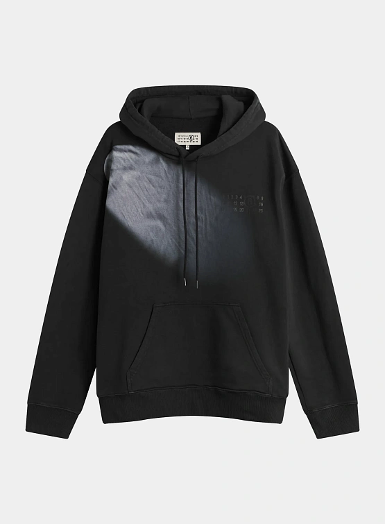 Худи MM6 Maison Margiela Light Beam Washed Black