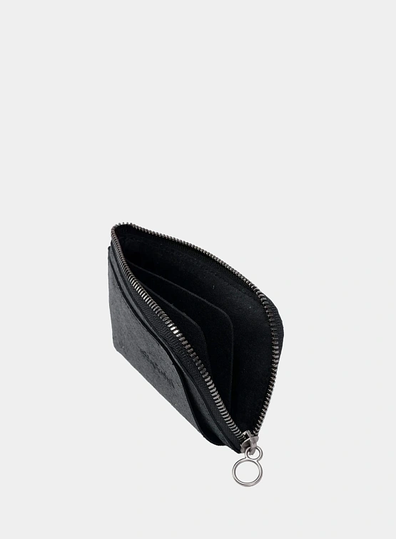 Кошелек COTE&CIEL Wallet & Purse Zippered Leather Black