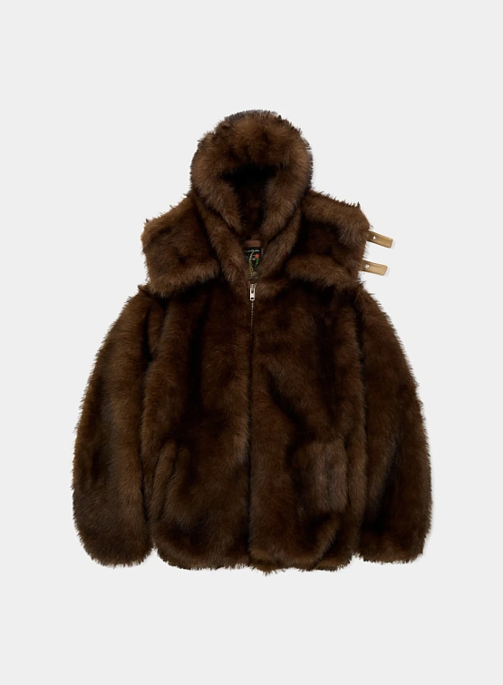 Шуба KidSuper Fur Brown
