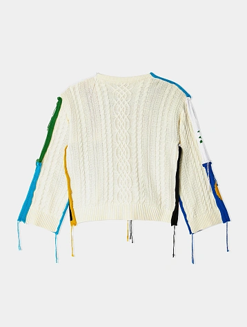 Свитер Charles Jeffrey Loverboy Patch Cable Knit