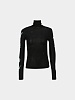 Женский лонгслив Andersson Bell Augen Flocking Inner Knit Black