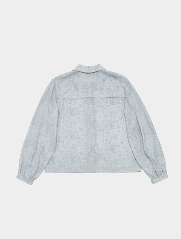 Женская блузка AMOMENTO Floral Pajama Blouse Blue