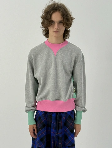 Свитшот Siniy Vsadnik Happy Sweatshirt Melange/Pink/Tiffany