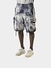 Шорты NemeN Flow Tie Dye Cargo Grey