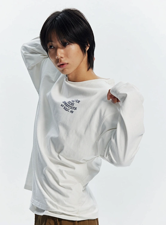 Лонгслив FrizmWORKS Rough Sea Smooth Sail White