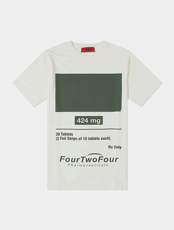 Футболка 424 Print T-Shirt White