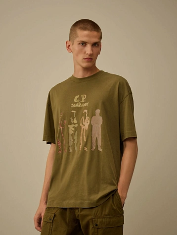 Футболка C.P. Company 30/1 Jersey British Sailor Capers