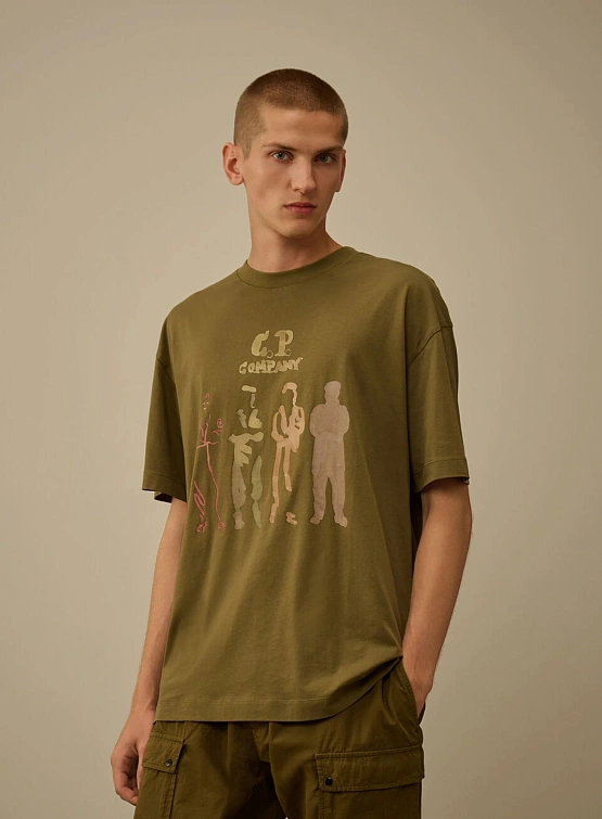 Футболка C.P. Company 30/1 Jersey British Sailor Capers