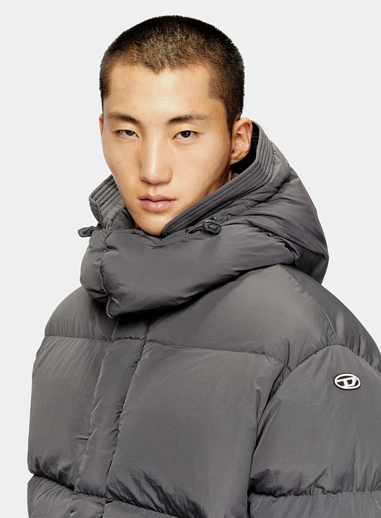 Пуховик Diesel W-Rolfys Giacca Asphalt Grey