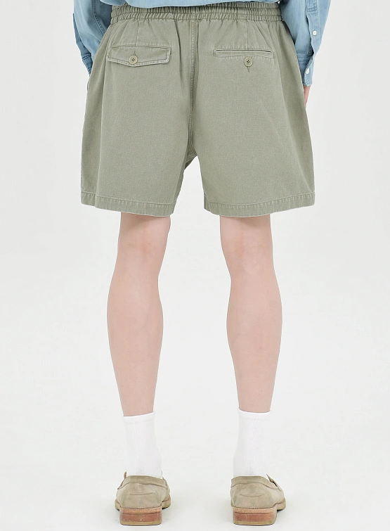 Шорты BROWNYARD Washed Shorts Olive Grey