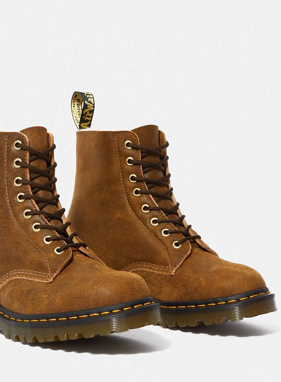 Ботинки Dr. Martens 1460 Pascal Shearling Ankle Boots Chestnut