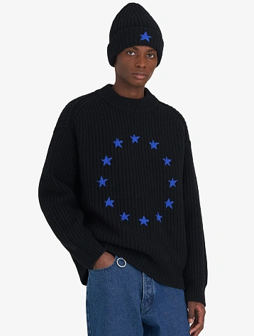 Свитер Études Ribbed Round Neck Europa Black