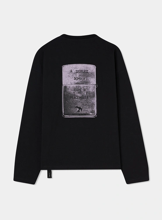 Лонгслив OAMC Peacemaker Lighter L/S Pocket Black