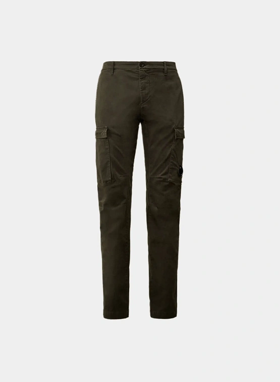 Брюки C.P. Company Stretch Sateen Ergonomic Cargo Dark Shadow