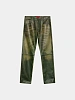 Кожаные брюки 424 Leather Rub Off Pant Green