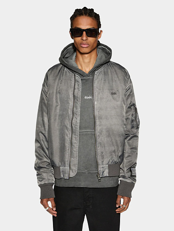 Бомбер Ksubi Royalty Bomber Overdye Coal Grey