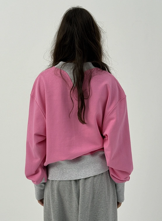 Свитшот Siniy Vsadnik Tiger Sweatshirt Pink/Melange