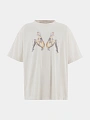 футболка saint mxxxxxx x sorayama ladies tee white