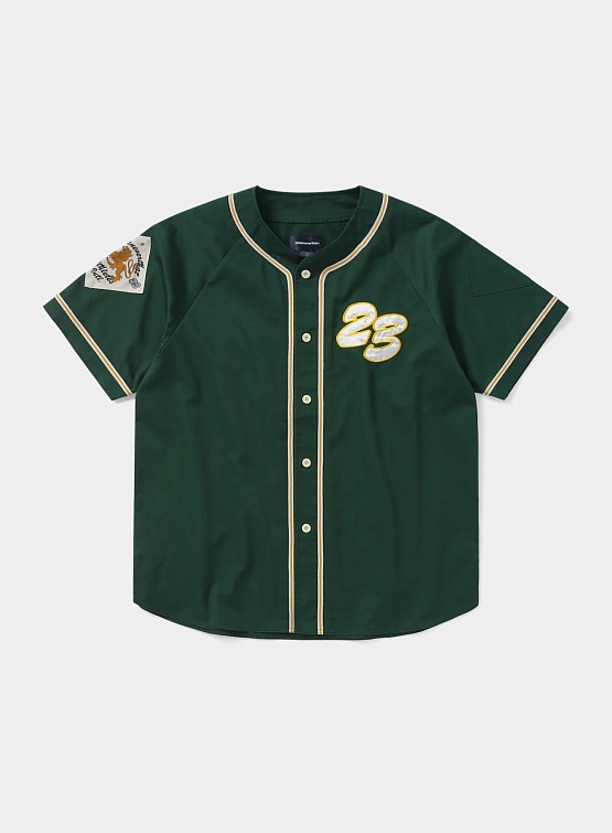 Рубашка thisisneverthat Script Baseball Jersey Green