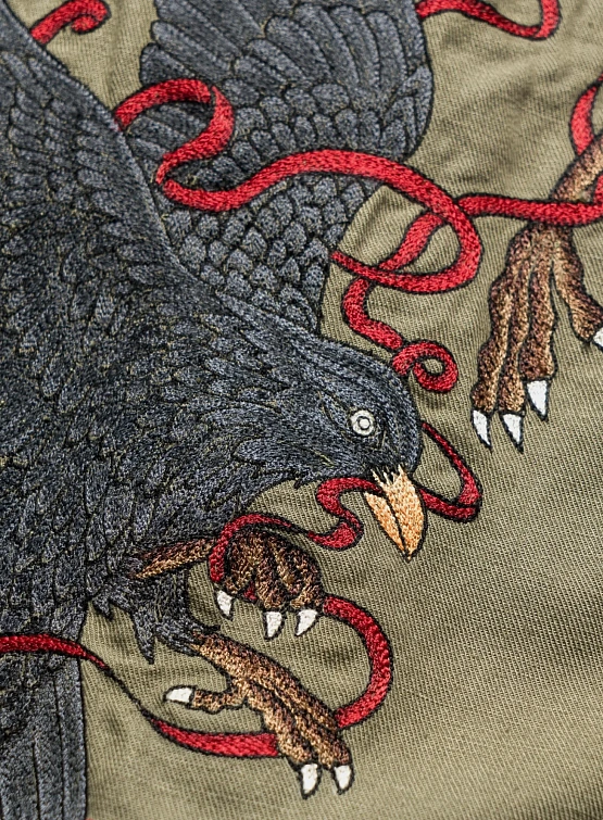 Бомбер MAHARISHI 6101 Crow & Heron M42 Flight Olive