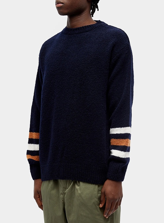 Свитер Garbstore Boucle Sports Crew Navy