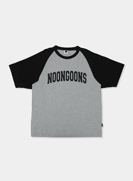 Футболка Noon Goons Gametime Raglan Heather Grey/Black