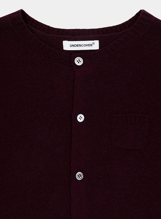 Женский кардиган UNDERCOVER Double Layer Bordeaux