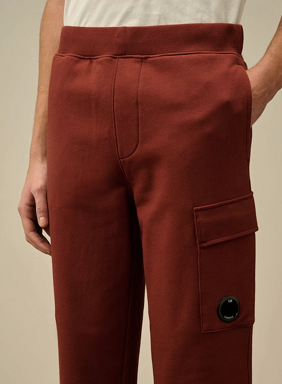 Брюки C.P. Company Diagonal Raised Fleece Lens Sable