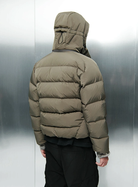 Пуховик SAN SAN GEAR Taped Puffer Brown