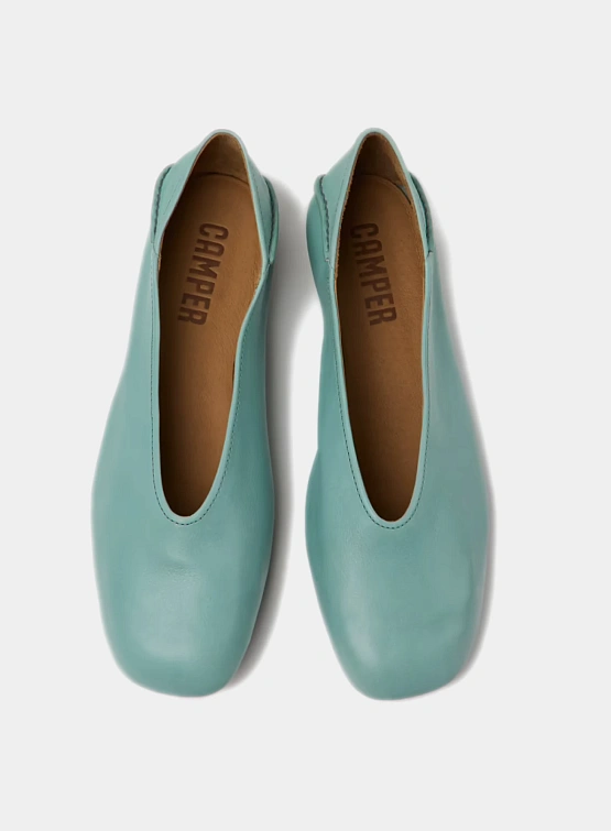Женские балетки Camper Casi Myra Leather Pumps Green