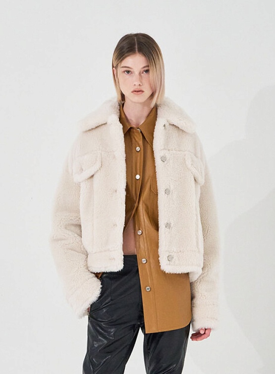 Женская куртка System Studios Tumble Fur Jacket