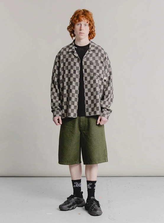 Рубашка Heresy Trellis Revere Black Check