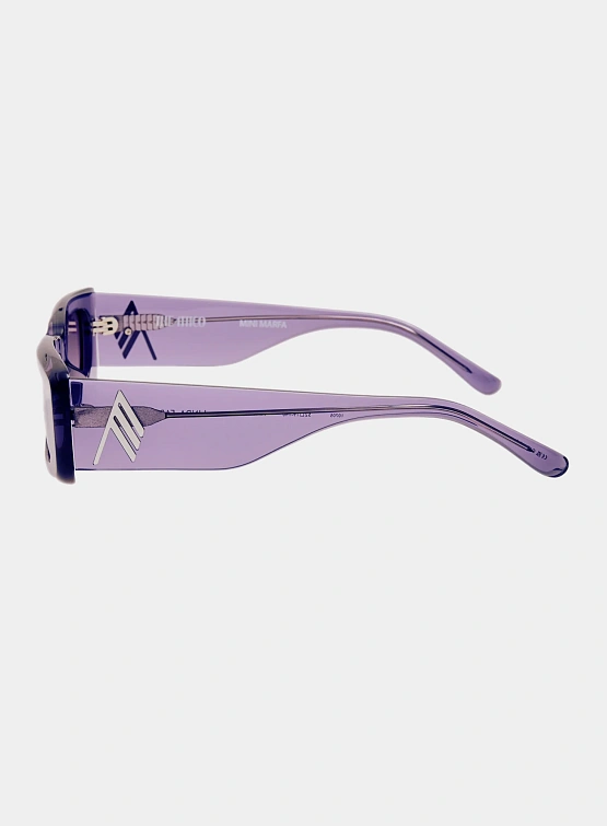 Очки THE ATTICO x Linda Farrow Mini Marfa Purple