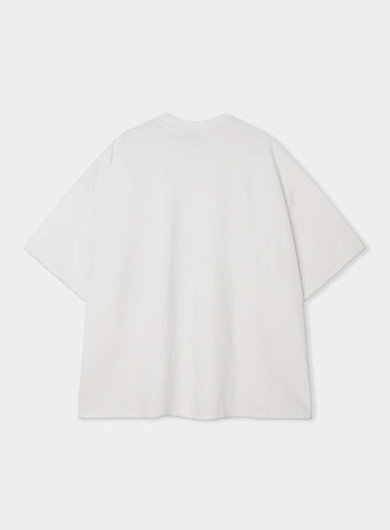 Футболка ANGLAN Double Pocket Half Tee White