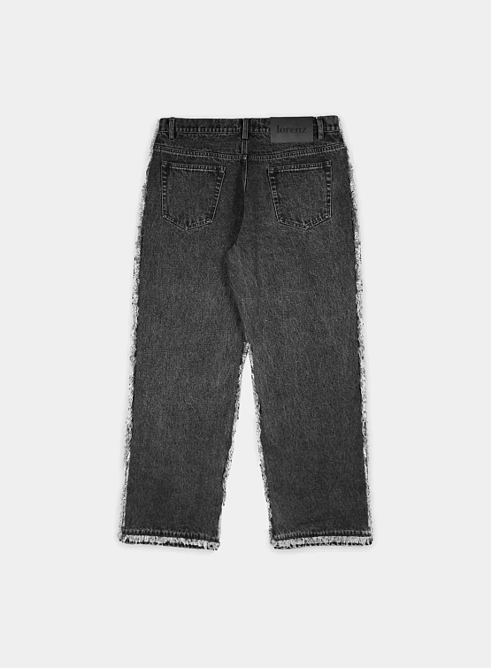 Джинсы lorenz Rico Fringe Denim Pant Black
