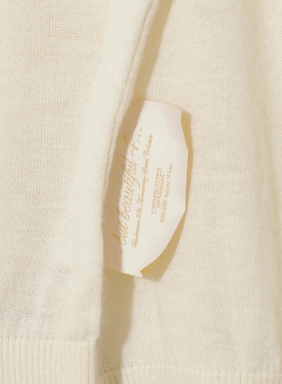 Женская водолазка UNDERCOVER Asymmetrical Off White