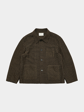 Овершот AMOMENTO Jacquard Pocket JACKET Brown