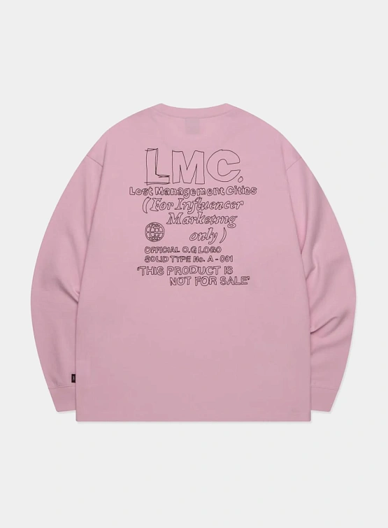 Лонгслив LMC Fn Doodle Long Slv Tee Indi Pink