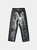 Джинсы JUNTAE KIM Printed Trompe L'oeil Trousers Black