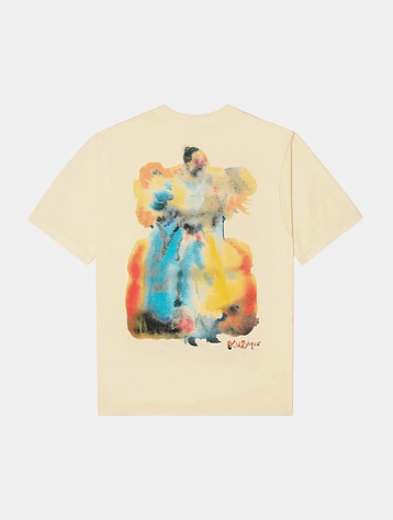 Футболка KidSuper Blotchy Lady Tee Cream