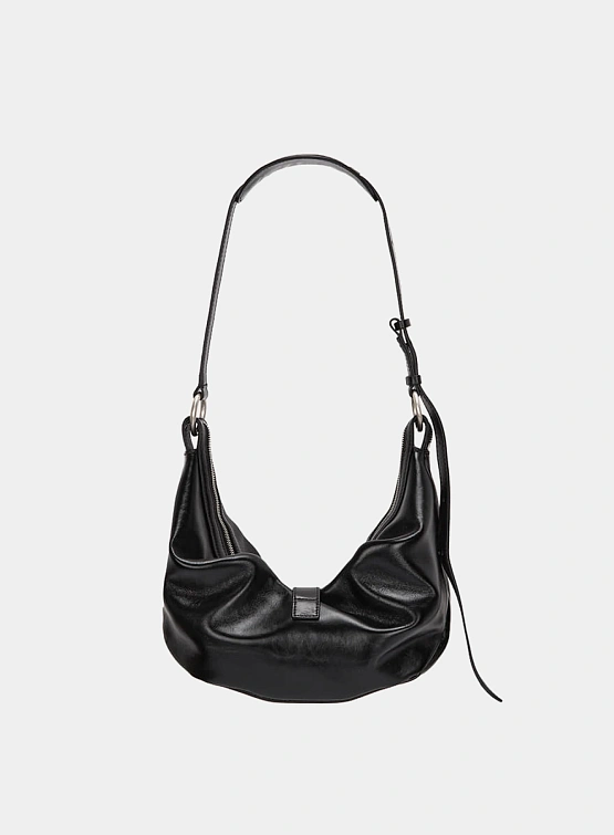 Сумка MARGESHERWOOD Belted Hobo Medium Glossy Black