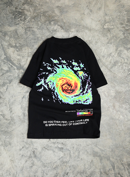 Футболка Jungles Jungles Spiraling SS Tee Black