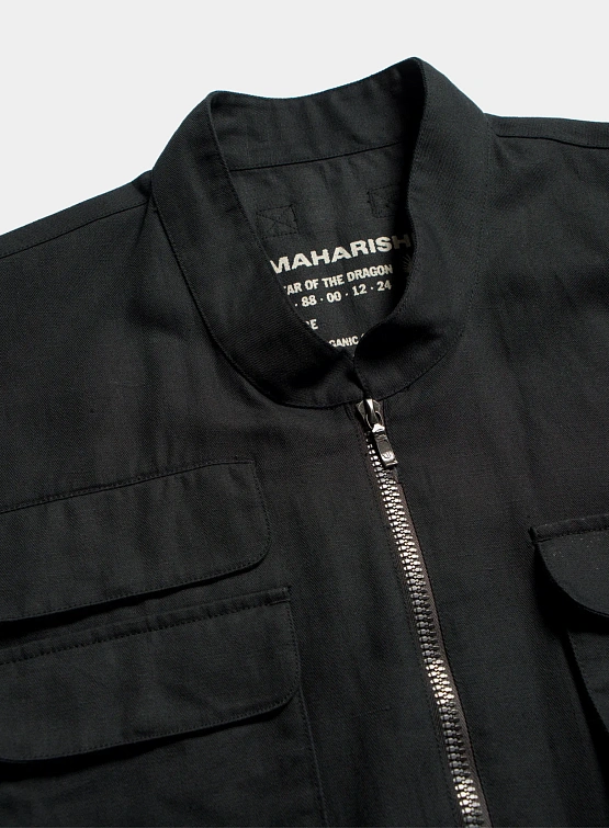 Жилет MAHARISHI 5201 Hemp Utility Vest Black