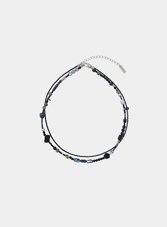 Ожерелье AJOBYAJO Black Light Beads Layered