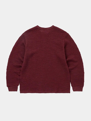 Свитер thisisneverthat Wool Crochet Knit Red