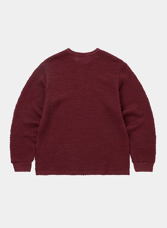 Свитер thisisneverthat Wool Crochet Knit Red