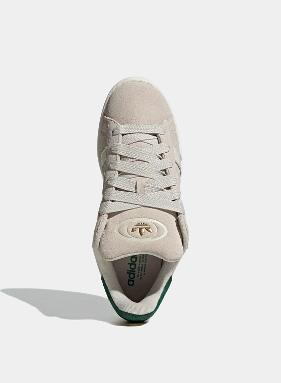 Женские кеды adidas Originals Campus 00S Off White/Collegiate Green
