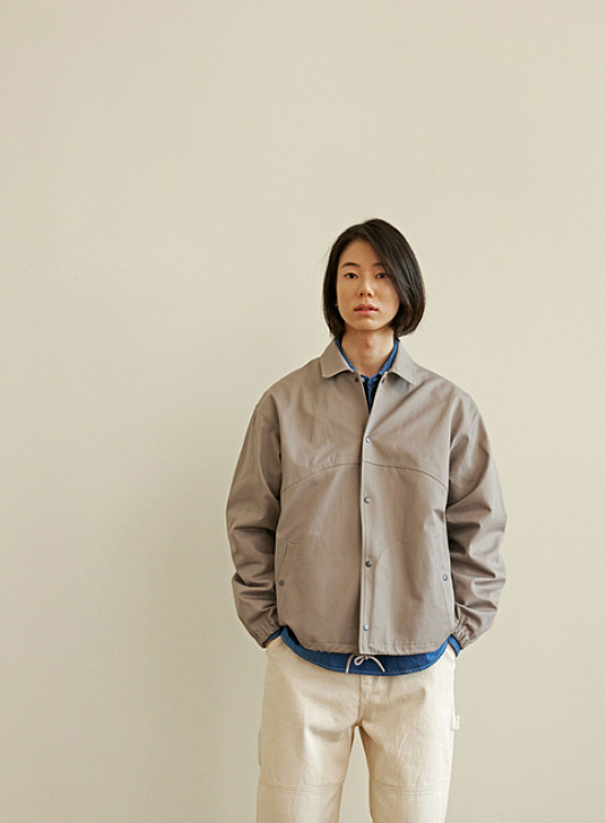 Куртка FrizmWORKS Twill Cotton Coach Jacket Fog Gray